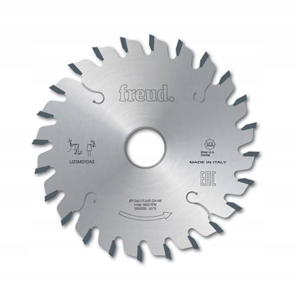 Podcinak trapezowy freud 125x 3,1-4,3x20 mm 24Z LI25M31FA3 tarcza tnąca do drewna MDF HDF i płyt wiórowych