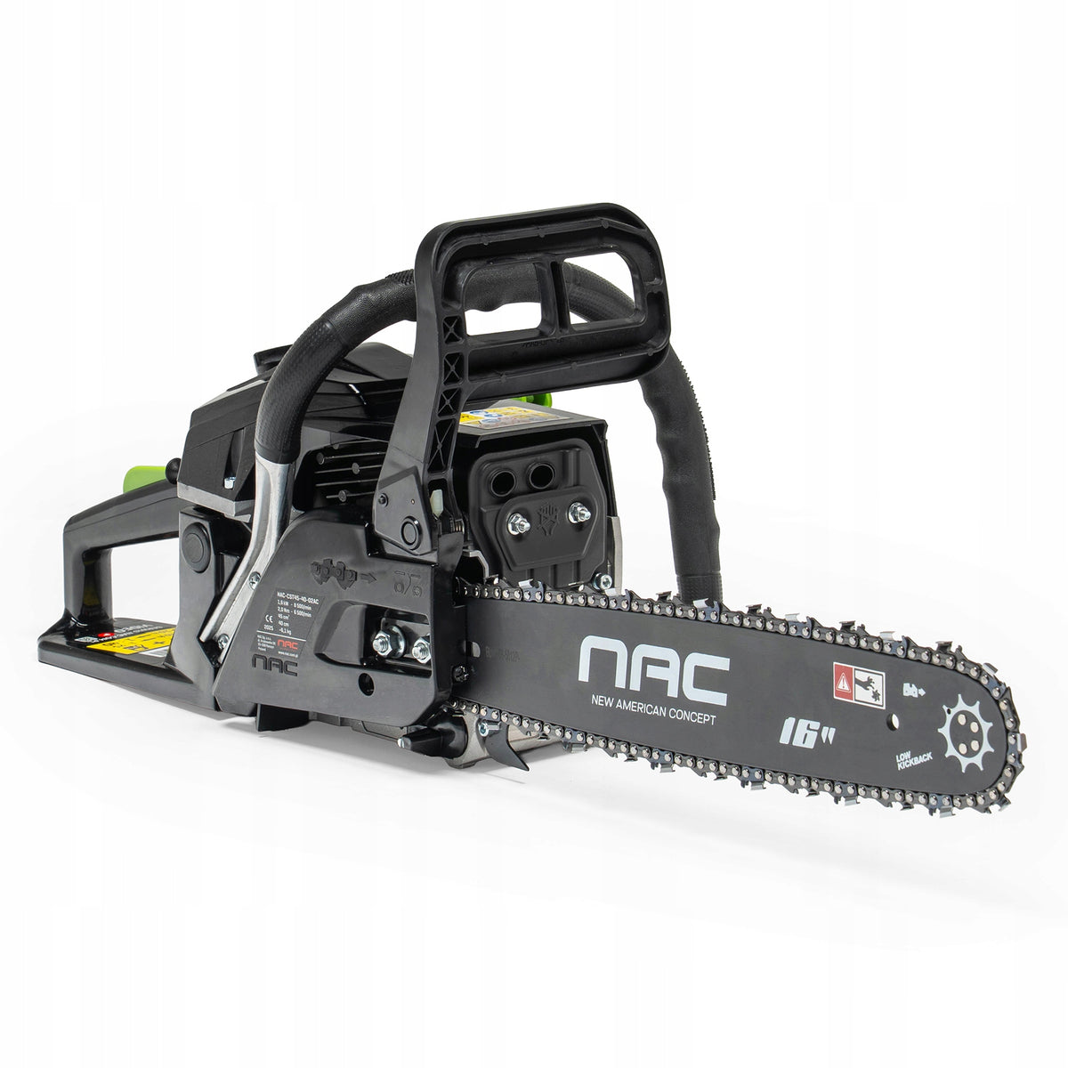 Piła łańcuchowa spalinowa NAC CST45-40-02AC 16" 45CM3 1,8KW LOW kick back pilarka motorowa do drewna opałowego i prac