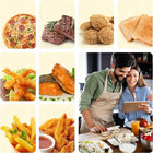 Papier do Pieczenia Wkład do Frytkownicy Airfryer Ninja 10.4L 5.2L 160szt 31 cm /Wzór z 16 sztuk