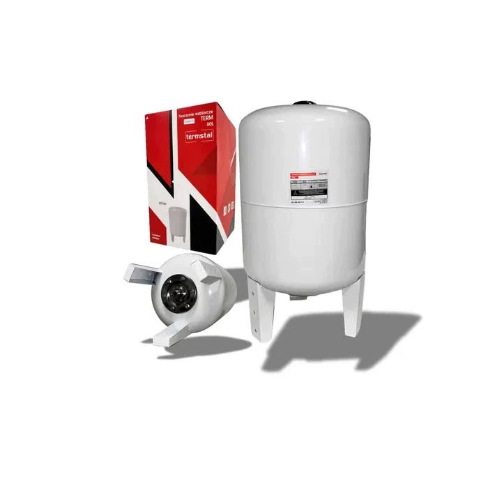 NACZYNIE PRZEPONOWE WZBIORCZE ZBIORNIK DO INSTALACJI 50L C.O.\SOLARNE