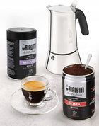 Kawiarka Bialetti New Venus 170ml 4 filiżanki 4tz Srebrna Indukcja Stal makinetka, zaparzacz moka do kawy espresso