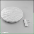 Plafon LED Lampa Sufitowa Natynkowa 48W IP44 CCT 38cm + pilot NIE mruga okrągła biała oprawa do łazienki ze zmienną