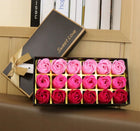 54x róże mydlane prezent kwiaty flower BOX główka sztuczna róża do kąpieli główki kwiatowe czerwony