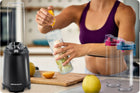 Blender kielichowy smoothie do koktajli berdsen 700W + 2 butelki 0,57l