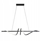 Lampa wisząca toolight LHJ023-CP 1 -punkty światła zintegrowane źródło LED czarna aluminiowa oprawa sufitowa, biała