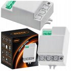 Czujnik Ruchu LED Mikrofalowy 1200W HF Regulowany Łatwy Montaż 230V detektor obecności do automatycznego włączania lamp