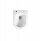 Aquauno wisząca miska WC podwieszana rimless + deska wolnoopadająca vela odpływ poziomy do łazienki
