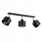 Lampa sufitowa wiszaca kinkiet sufitowy żyrandol 3x E27 oprawa loft czarna oświetlenie wewnętrzne, 3-punktowa, z