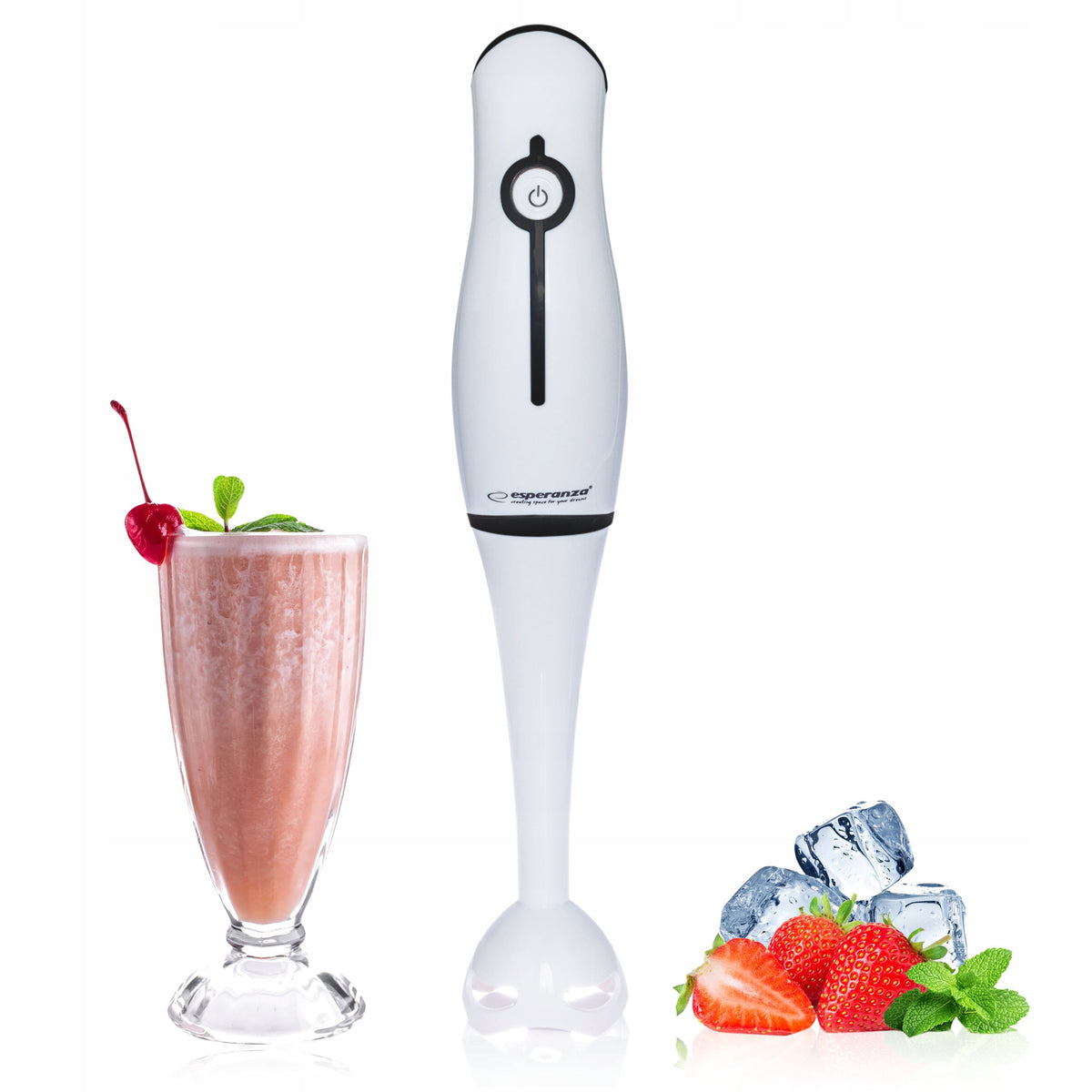 Blender ręczny Esperanza EKM001K 250 w biały
