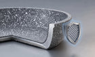 3x patelnia zestaw patelni granitowych 20/22/26 cm indukcja GAZ aluminium do smażenia, kuchnia ceramiczna i