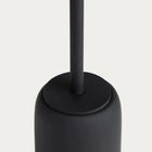 Szczotka do WC almeri ceramiczna czarna 11,2x39 cm homla wolnostojący zestaw łazienkowy do czyszczenia toalety