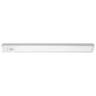 Lampka nocna LED 30cm z czujnikiem ruchu lampa podszafkowa do mebli srebrna oprawa akumulatorowa USB światło neutralne
