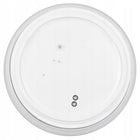 Plafon LED Lampa sufitowa panel czujnik mikrofalowy natynkowy 2xE27 okrągły biała oprawa na dwie żarówki, średnica 30