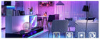 Taśma LED 15m RGB pilot aplikacja zestaw ledy pasek 15 metrów z timerem oświetlenie dekoracyjne do pokoju, salonu i