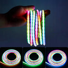 Taśma LED 1m COB neon rgbic 576/m WS2811 efekt tęczy ciągła linia 24V 10mm oświetlenie dekoracyjne do wnętrz