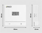 ENGO EASY-230W BIAŁY dobowy przewodowy regulator temperatury 230V kc715 pokojowy, regulator