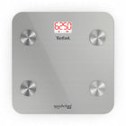 Waga łazienkowa analityczna Tefal Goodvibes BM9600 BMI pomiar tłuszczu elektroniczna srebrny/szary