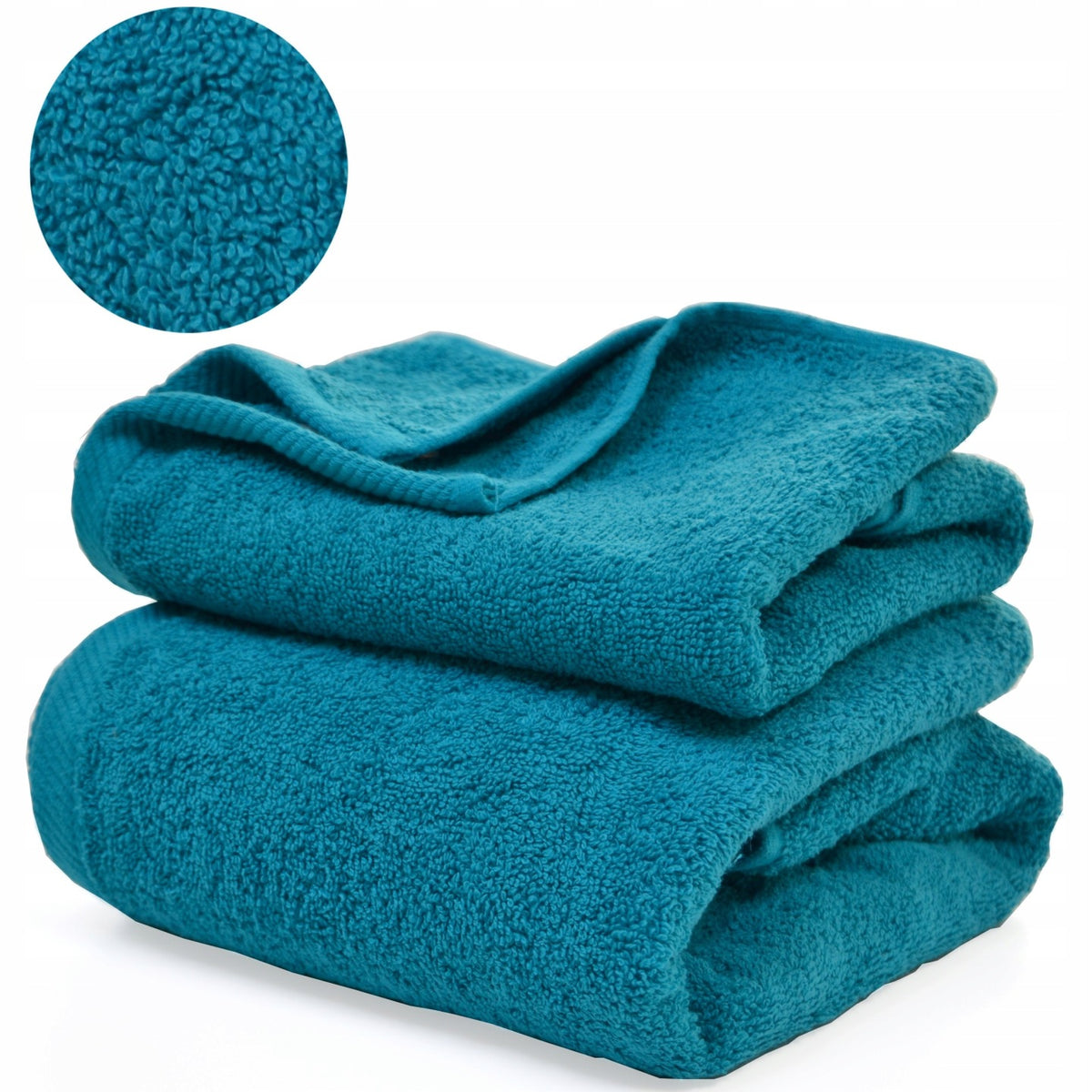 KOMPLET Ręczników frotte 70x140+50x100 500G 18KOL kąpielowy, łazienkowy, do wycierania ciała i dłoni, wielokolorowy