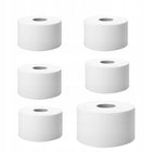 6X Papier toaletowy jumbo biały miękki mocny 2w chłonny rolka 100 m, celuloza, do WC, higiena sanitarna