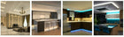 Zestaw 3mb Profil aluminiowy narożny srebrny + klosz mleczny do taśm led listwa, korytko, maskownica, kanał montażowy