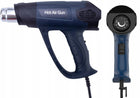 OPALARKA Elektryczna 2 biegi 2000W 600C regulacja pistolet do gorącego powietrza, suszarka techniczna, przepływ 500