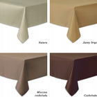 Obrus plamoodporny - 140X240 - solid czarny serweta żakardowa z poliestru, gładka dekoracja stołu do jadalni