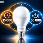 6x Żarówka LED E27 philips A68 19W = 120W 2000lm 4000K neutralna mocna źródło światła do lamp, klasyczny kształt, białe