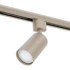 Zestaw Szynowy Szynoprzewód Szyna 2m + 4x Lampa GU10 LED beżowy system sufitowy, oprawy punktowe do oświetlenia wnętrz