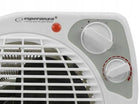 Grzejnik elektryczny cichy termowentylator farelka z termostatem 2000W biały