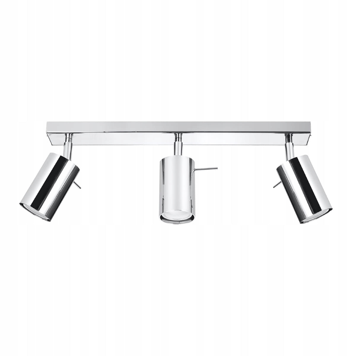 Plafon ring 3 chrom SL.0729 Sollux Lighting oprawa sufitowa GU10, potrójna, szerokość 45 cm, do salonu