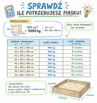 Piasek do piaskownicy czysty przesiewany 20 kg zabawy sensoryczne, aktywność ogrodowa dla maluchów do formowania babek