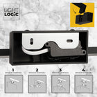 Lampa łazienkowa LL WALL LAMP 12W czarna kinkiet nad lustro 60cm LED IP44 oprawa ścienna do umywalki zintegrowane