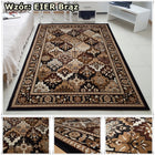 Nowoczesny Tkany Dywan 220x300 ~2x3 Szare Brązowe Bordo Alfa BCF Shiraz wykładzina polipropylenowa prostokątna do
