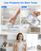 Waterdrop, zamiennik Brita Maxtra+ Plus (12) do dzbanka biały