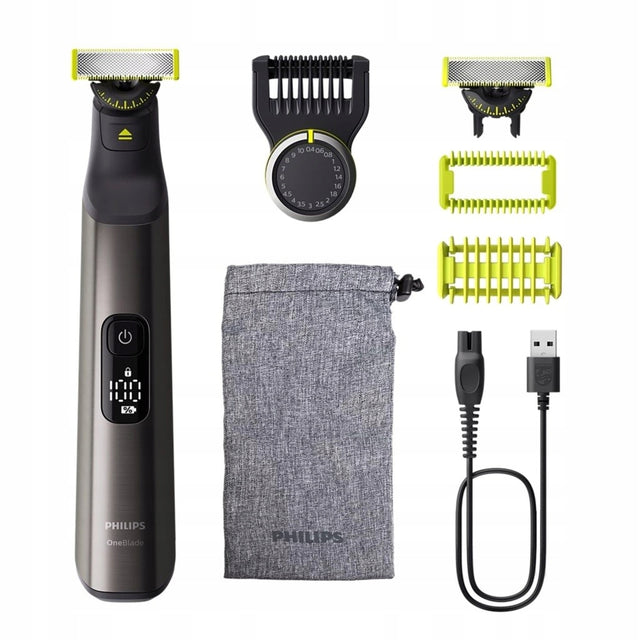 Golarka Philips OneBlade Pro 360 regulowana nasadka etui + ostrze QP6552/15 hybrydowa
