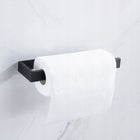 Wieszak łazienkowy ręczniki czarny samoprzylepny drążek 300 mm 30 mm