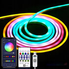 5m Muzyczny neon flex Led rgbic 5V DC Aplikacja Bluetooth taśma dekoracyjna do pokoju, wąż świetlny, synchronizacja z