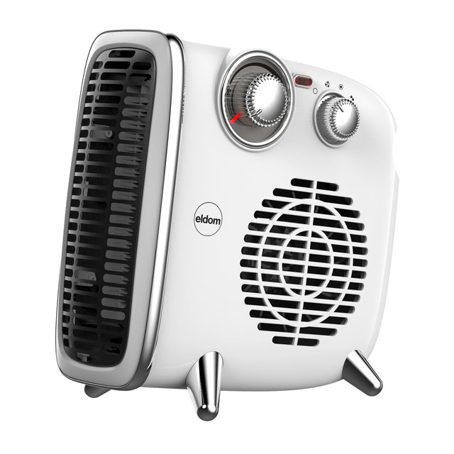 Grzejnik elektryczny Termowentylator Farelka Piecyk Eldom HL12 1800 w biały
