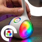 LAMPKA LED BIURKOWA USB DLA DZIECKA BARWY 256 KOLORY RGB LAMPA NA BIURKO do nauki, regulowana jasność, ściemniana
