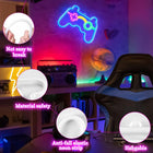Neon LED na ścianę neony do pokoju game PAD lampka nocna flex USB 5V dekoracja gamingowa, ozdobne światło