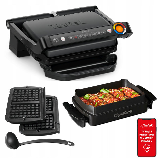 Grill elektryczny Optigrill+ GC7178 + SET ACC 2000 w gofry nominalna