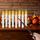 HALLOWEEN PŁYWAJĄCE ŚWIECZKI Z RÓŻDŻKĄ 12 SZT MAGICZNYCH ŚWIECZEK WISZĄCYCH dekoracja na imprezę tematyczną, ozdoba