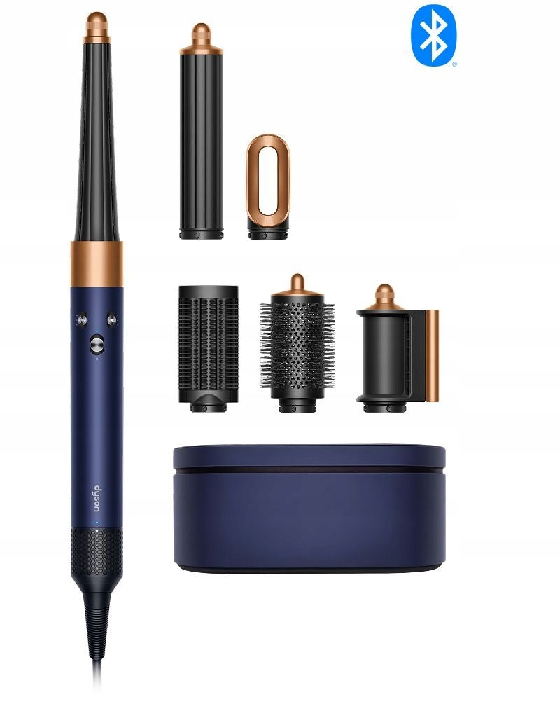 Lokówka multistyler Dyson Airwrap i.d. Straight+Wavy Błękit pruski/Miedź lokówka wielofunkcyjna 1300 w niebieski