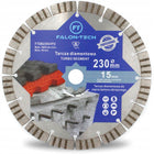 TARCZA DIAMENTOWA 230MM DO CIĘCIA TWARDEGO BETONU ZBROJONEGO KOSTKI CEGŁY 2 kamień, gazobeton, otwór 22,2 mm