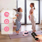 Skakanka elektryczna dla dzieci led bluetooth z głośnikiem muzyczna lina do skakania różowa zabawka sportowa trening