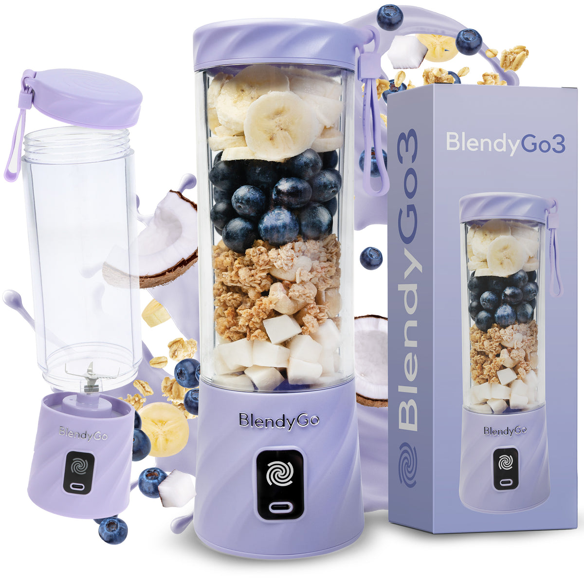 Oryginalny Blender BlendyGo 3 Bezprzewodowy USB Kielichowy idealny prezent nominalna