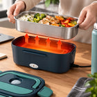 Elektryczny lunchbox pojemnik podgrzewacz obiadu do auta + torba termiczna na posiłki do pracy i szkoły 1,5 l metalowy