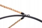 Lustro wiszące ścienne okrągłe na linie sznur 37cm 380 mm 38 cm