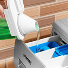 Pojemnik na proszek do prania z miarką płyn do płukania pudełko 2300ml na detergenty, akcesorium do pralni
