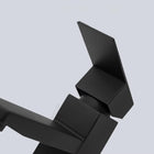 Wysoka Bateria Stojąca Umywalkowa Kran Do Umywalki Zlewu Czarna Matowa jednouchwytowa, stała wylewka, armatura